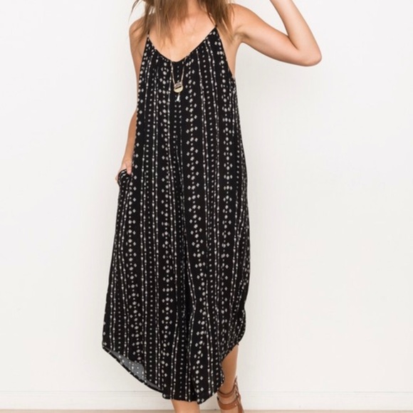 🦋 HP 🦋 Spaghetti Strap Jumpsuit w/ Arrow Print - Picture 7 of 8